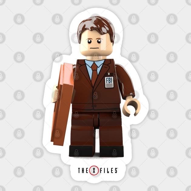 The X-Files Agent Mulder Lego Sticker by AllThingsNerdy